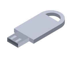 flash drive data vector