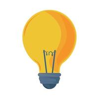 light bulb icon vector