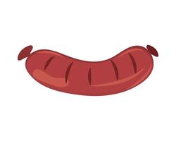 sausage food icon vector