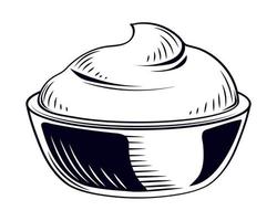 cream milk icon vector