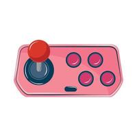 retro game joystick vector