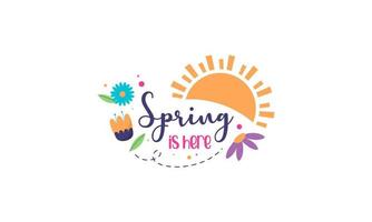 Spring Time Concept Collection vector