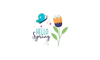 Spring Time Concept Collection vector