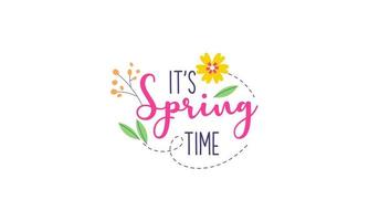 Spring Time Concept Collection vector