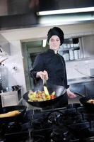 chef preparing meal photo