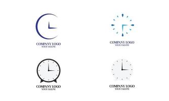 clock stopwatch watch barometer pressure gauge time measurement vector logo design