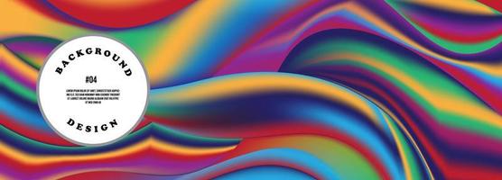 Colorful Wave Background Banner Template Design For website Background And Header Background vector