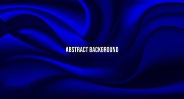 Blue Wave Background Template Design vector