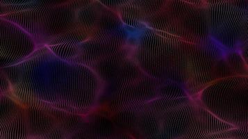 Vector abstract design of colorful particle waves.Smooth waves of dots. Elegant particle flow. Elegant technology background for futuristic designs.