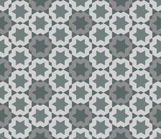 Seamless Background Hexagon Pattern Greenish Gray vector