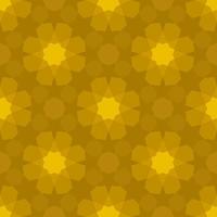 Seamless Golden Geometric Background Pattern vector