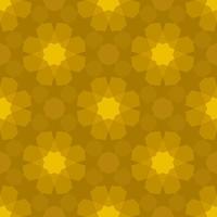 Seamless Golden Geometric Background Pattern vector