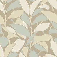 Vector contemporary art leaf illustration seamless repeat pattern fashion and home decor fabric print digital artwork