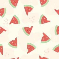 Seamless pattern fruit vector