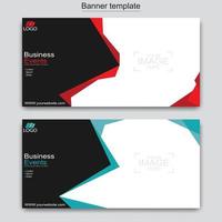 Vector abstract design web banner template. Web Design Elements - Header Design. Abstract geometric web banner template on grey background.