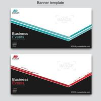 Vector abstract design web banner template. Web Design Elements - Header Design. Abstract geometric web banner template on grey background.Modern banner.