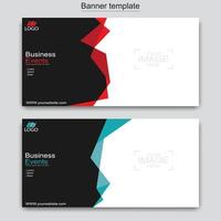 Vector abstract design web banner template. Web Design Elements - Header Design. Abstract geometric web banner template on grey background.