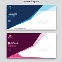 Vector abstract design web banner template. Web Design Elements - Header Design. Abstract geometric web banner template on grey background.Modern banner.