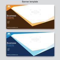 Vector abstract design web banner template. Web Design Elements - Header Design. Abstract geometric web banner template on grey background.Modern banner.