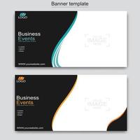 Vector abstract design web banner template. Web Design Elements - Header Design. Abstract geometric web banner template on grey background.Modern banner.