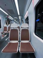 empty train car, mode of transportation photo