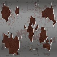 Seamless Texture of old metal with rust. Vector illustration of a metallic pattern with cracks.