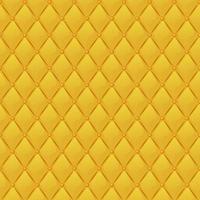 Seamless pattern gold quilted textile texture for wallpaper. vector