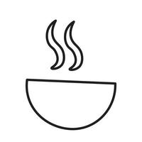 icono de taza de café dibujado a mano vector