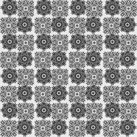 star flower black and white seamless pattern background, illustration fabric decoration ink art design. vector