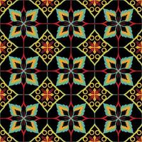 Seamless pattern decorative, flower pattern in vintage mandala style for tattoos, fabrics or decorations and more vector