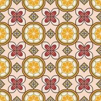 Seamless pattern decorative, flower pattern in vintage mandala style for tattoos, fabrics or decorations and more vector