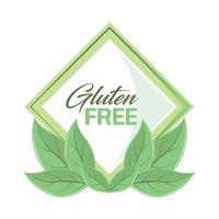 gluten free product vector