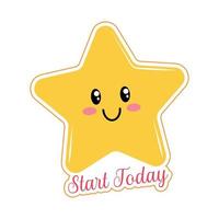 start today positive phrase vector