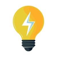 light bulb energy vector