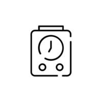 Clock, Timer, Time Dotted Line Icon Vector Illustration Logo Template. Suitable For Many Purposes.