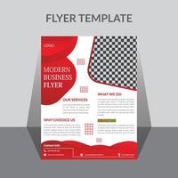 modern business flyer template vector