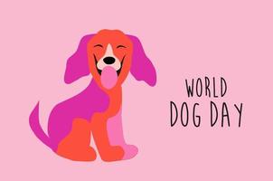 World dog day vector