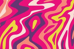 Groovy psychedelic background with colorful design vector