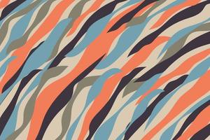 Groovy psychedelic background with colorful design vector