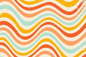 Groovy psychedelic background with colorful design vector