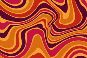 Groovy psychedelic background with colorful design vector