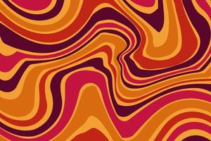 Groovy psychedelic background with colorful design vector