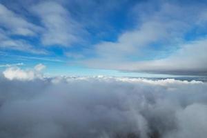 Most Beautiful Aerial View of Clouds in the Morning photo