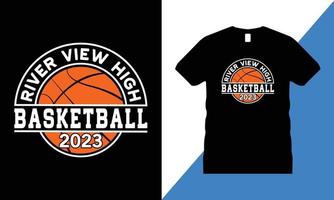 Basketball t-shirt design Vector. T shirt, sport, Hoop, Ball, American Basketball, Player, Tournament, vector