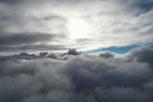 Most Beautiful Aerial View of Clouds in the Morning photo