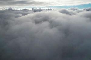 Most Beautiful Aerial View of Clouds in the Morning photo