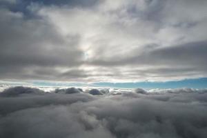 Most Beautiful Aerial View of Clouds in the Morning photo