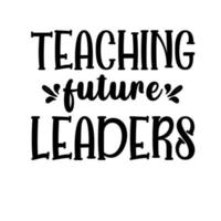 teaching of leaders vector