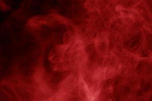 fondo abstracto de humo rojo foto