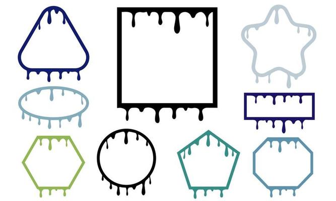 set of dripping frame